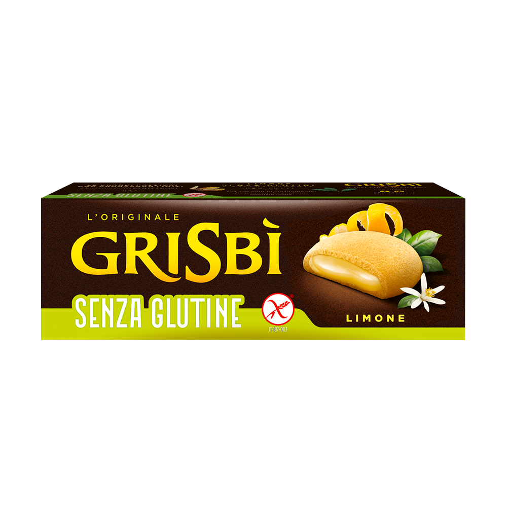 GRISBI BEZLEPKOVE SUSENKY S CITRONOVYM KREMEM 150GR