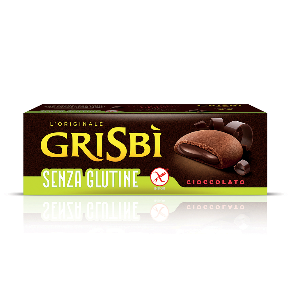 GRISBI BEZLEPKOVE SUSENKY S COKOLADOVYM KREMEM 150 GR
